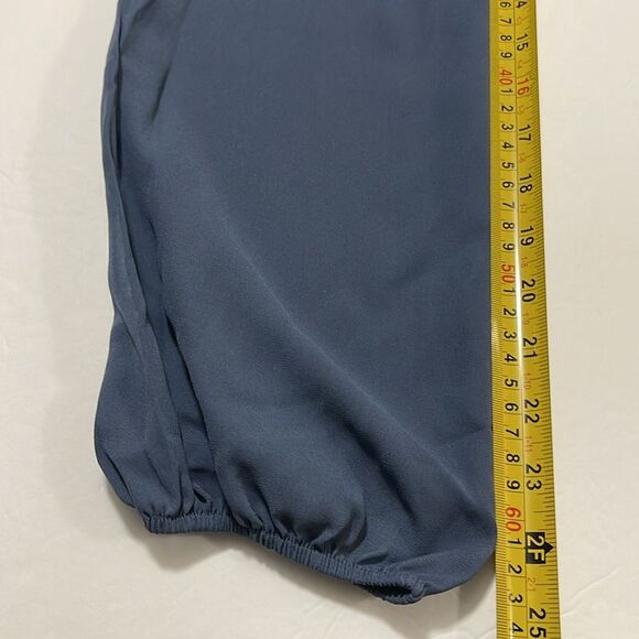 SHEIN Women’s Frilled Neck Lantern Sleeve Blouse Top. Size Large. NWT - Picture 13 of 14